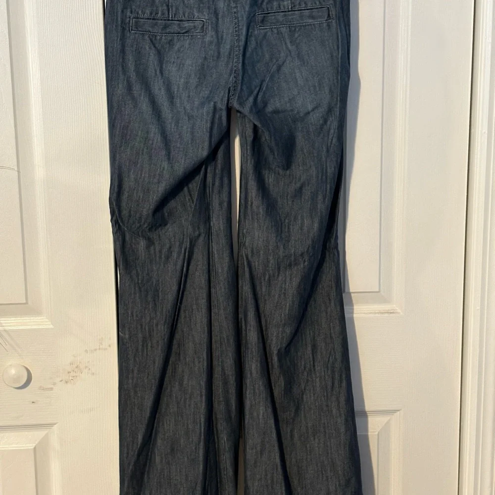 Level 99 Blue Flare Wide Leg Jeans - Picture 3 of 4